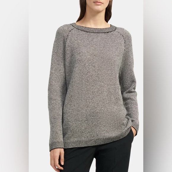Theory Sweaters - Theory cashmere textured knit pullover sweater